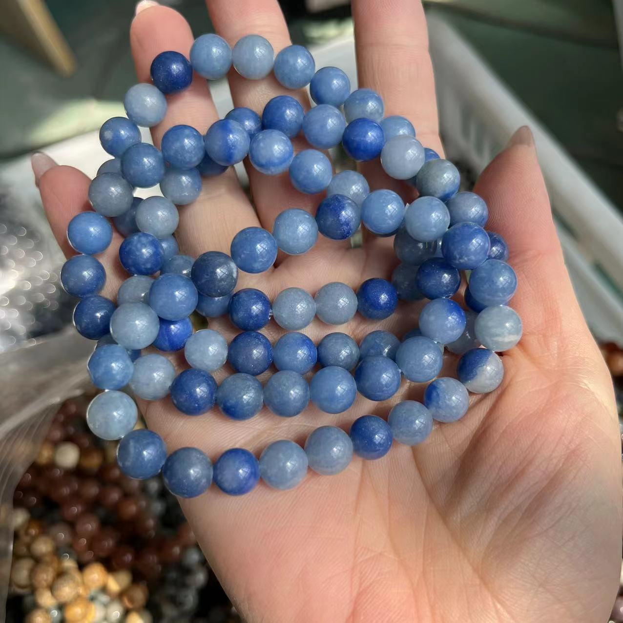 Natural crystal bracelet mixed material bracelet