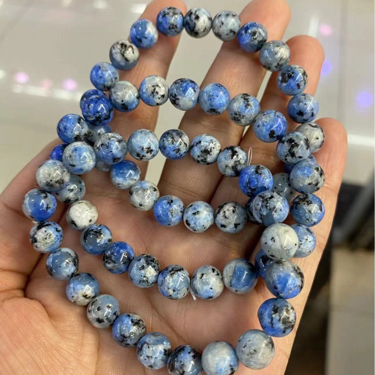 Natural crystal bracelet mixed material bracelet