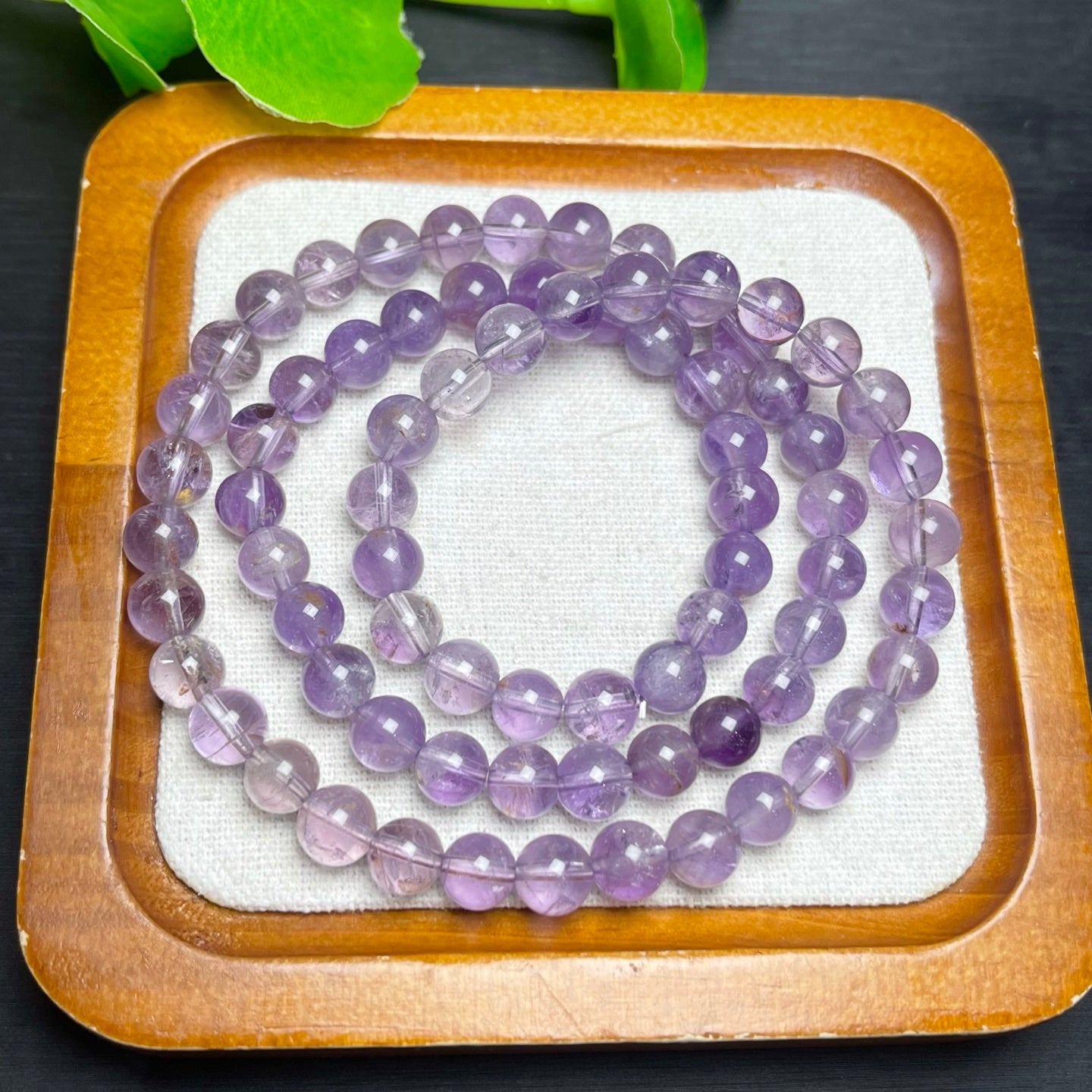 Intentional grass and rubber flower symbiosis multi-circle crystal bracelet
