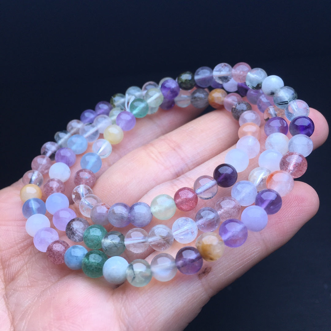Duobao Crystal Multi-Circle Crystal Single Circle Bracelet