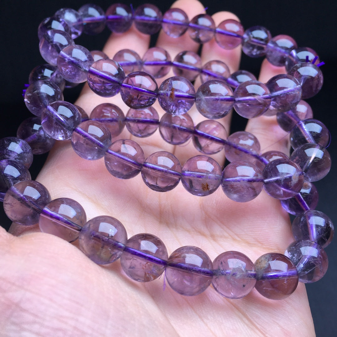 Amethyst crystal bracelet