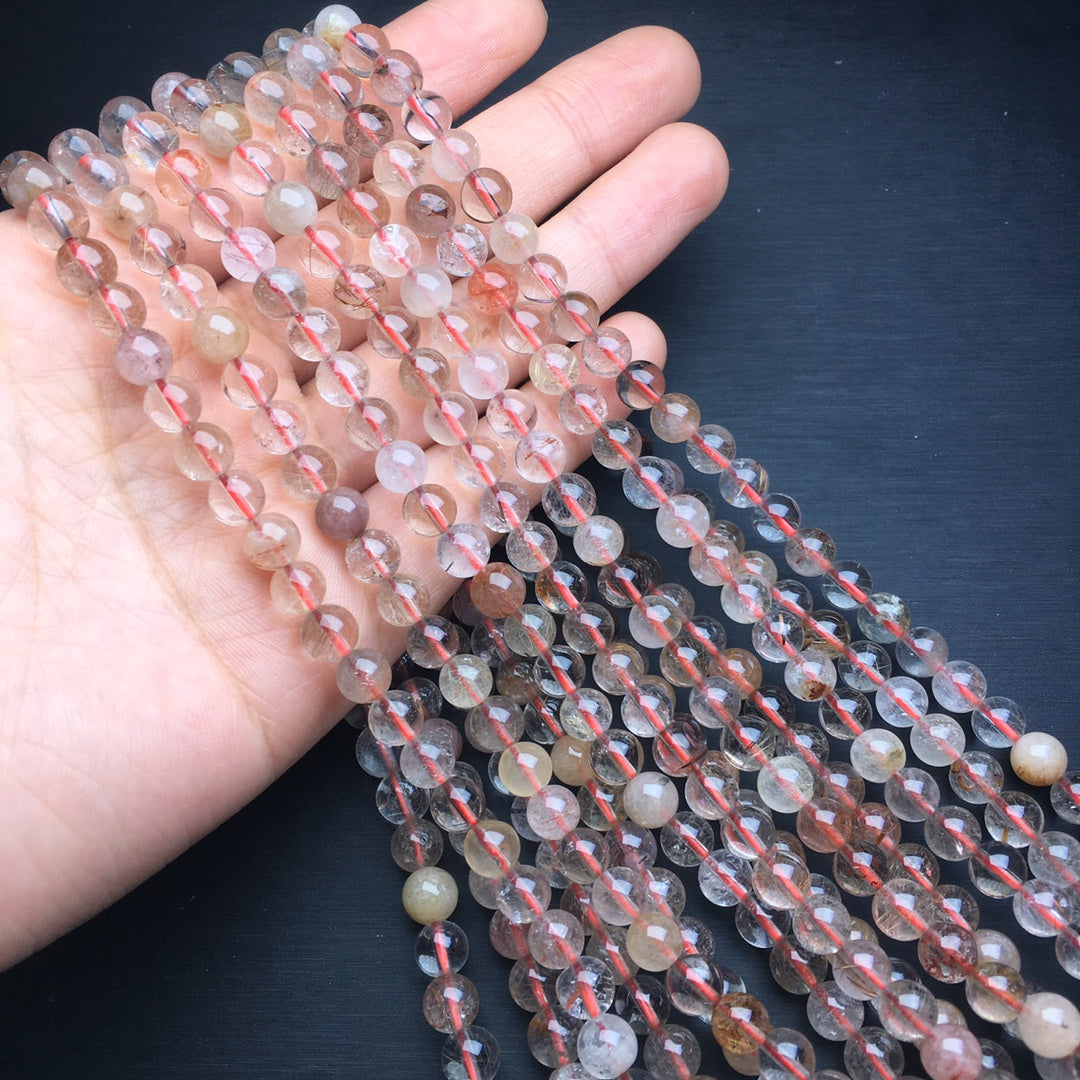 Colored Rutilated Crystal Bracelet