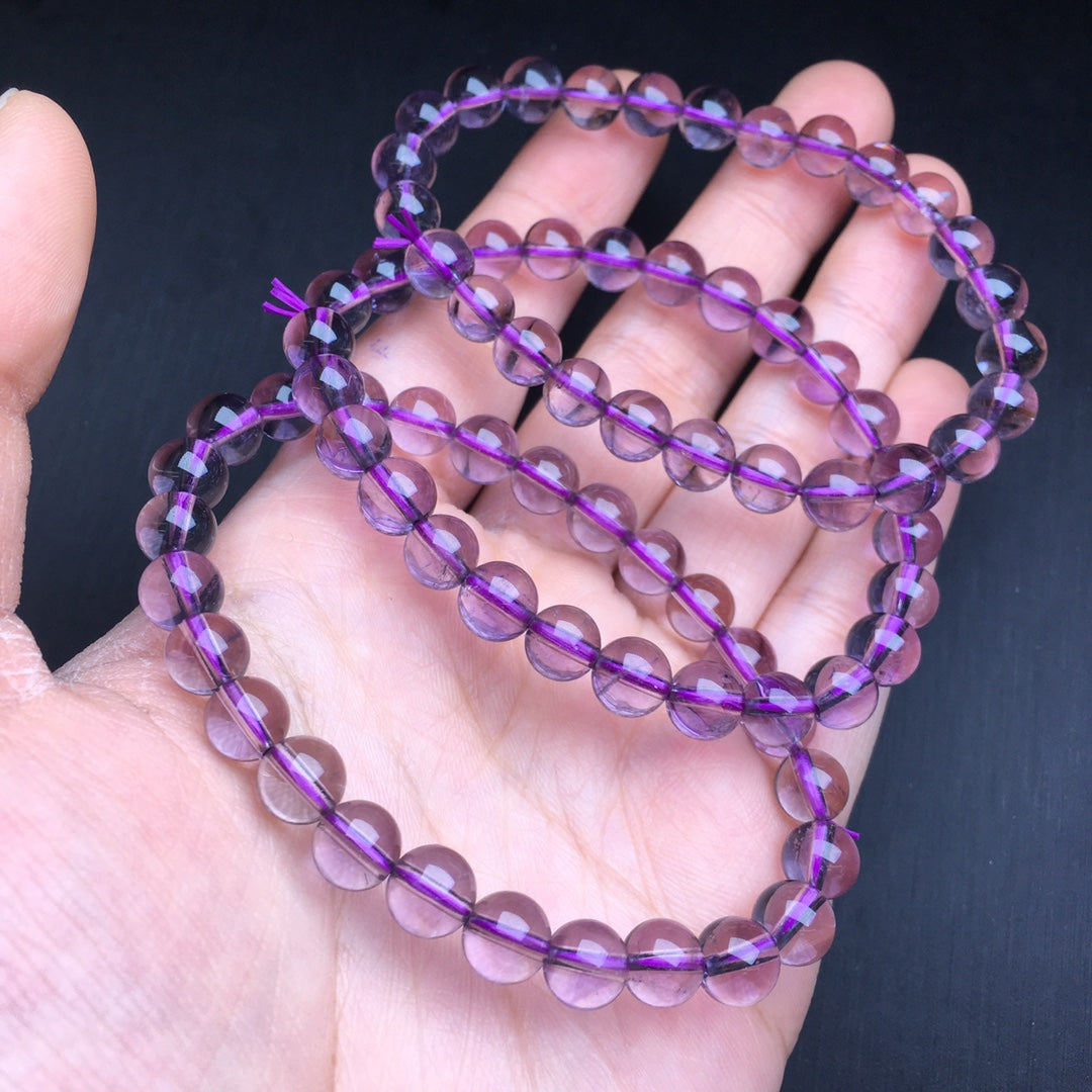 Amethyst crystal bracelet