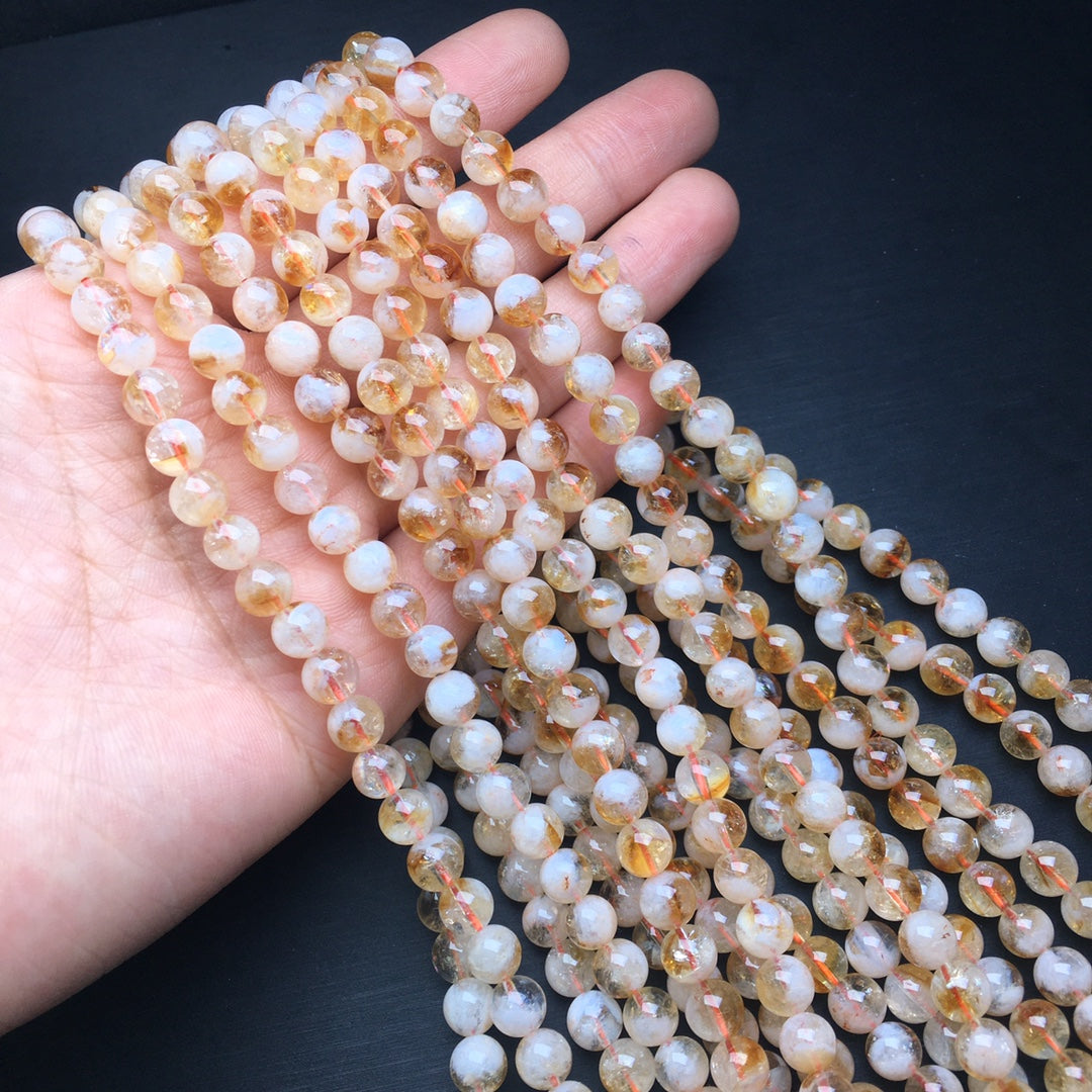 Citrine Milk Cap Multi-Circle Bracelet