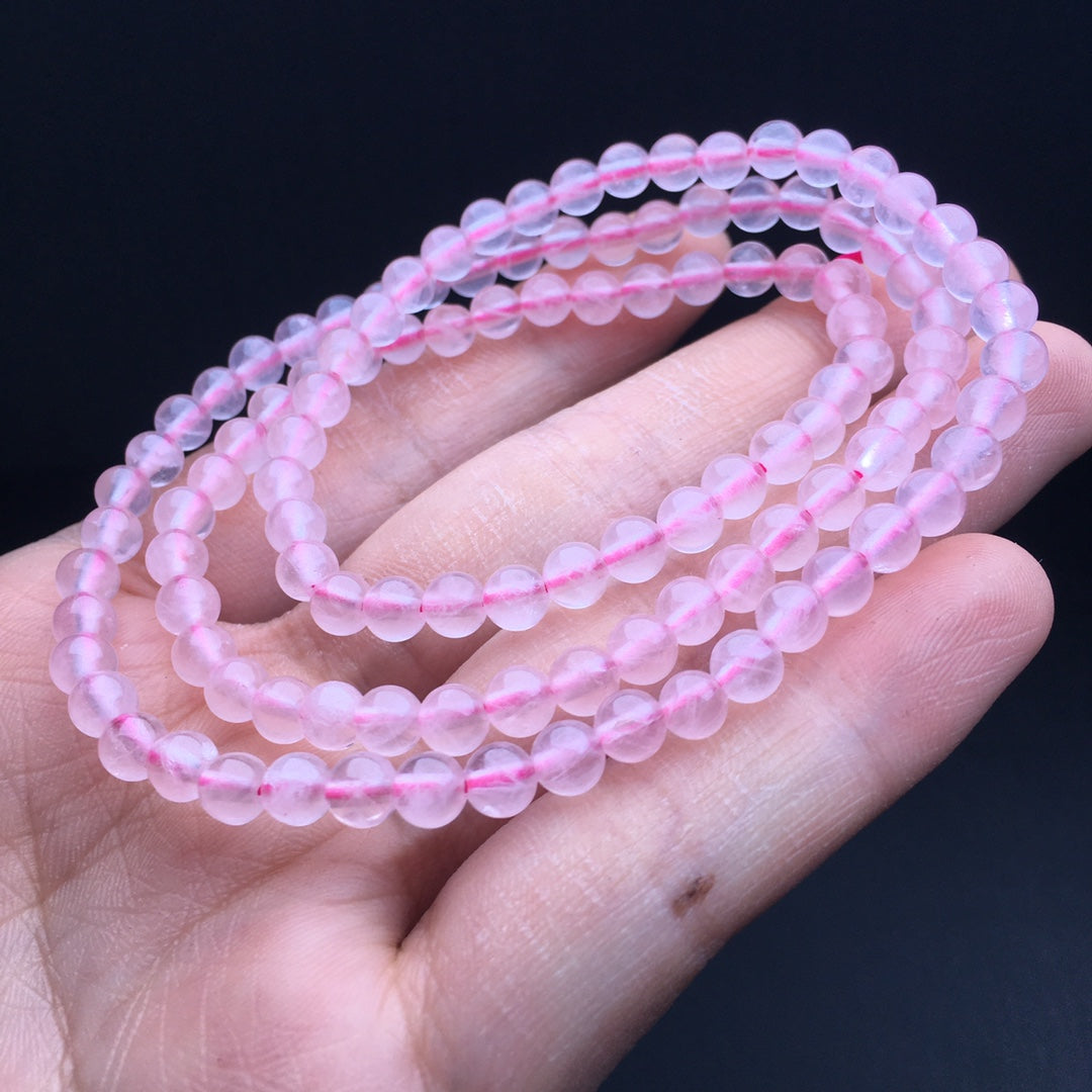 Pink Crystal Loop Bracelet