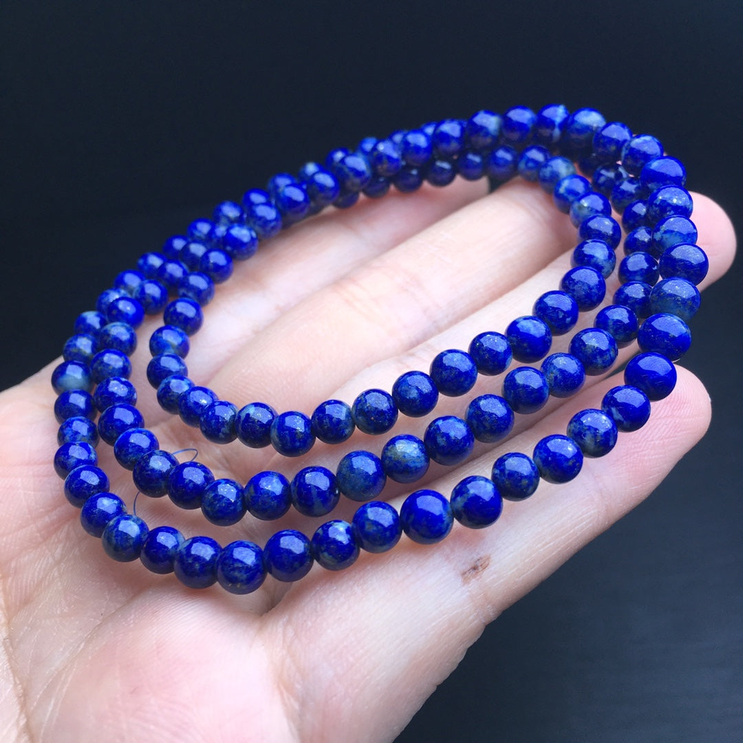 Lapis Lazuli Multi-Circle and Single-Circle Crystal Bracelet