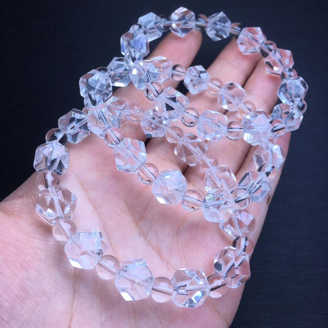 White crystal free and easy bracelet