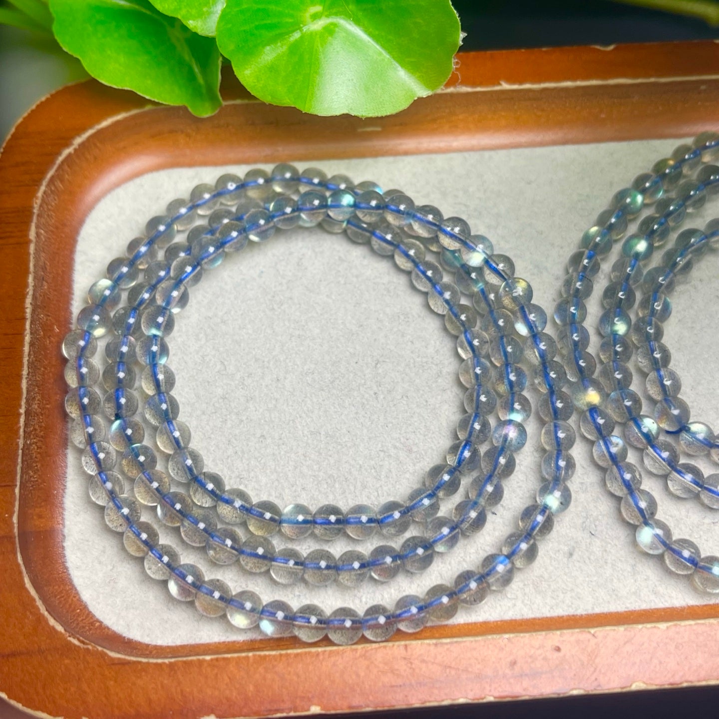 Grey Moonlight Multi-Circle Single Circle Crystal Bracelet