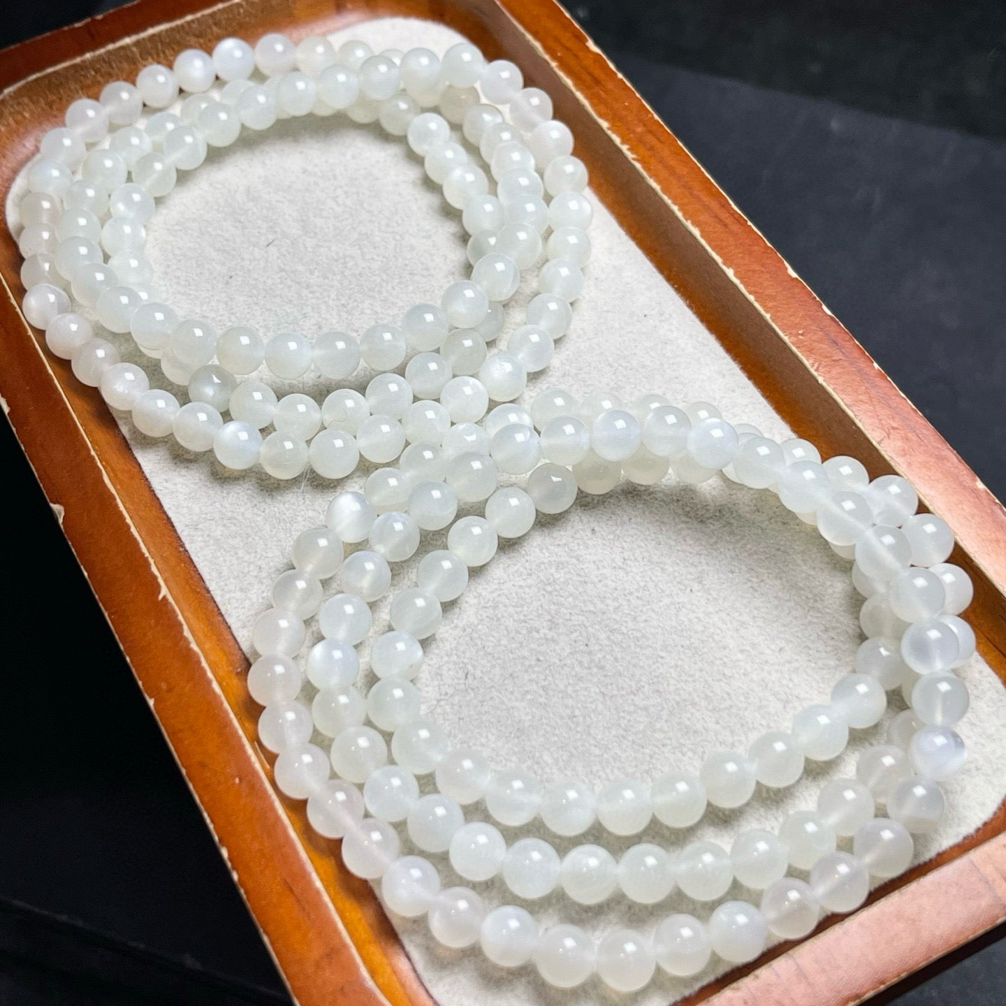 White Moonlight Multi-Circle Bracelet