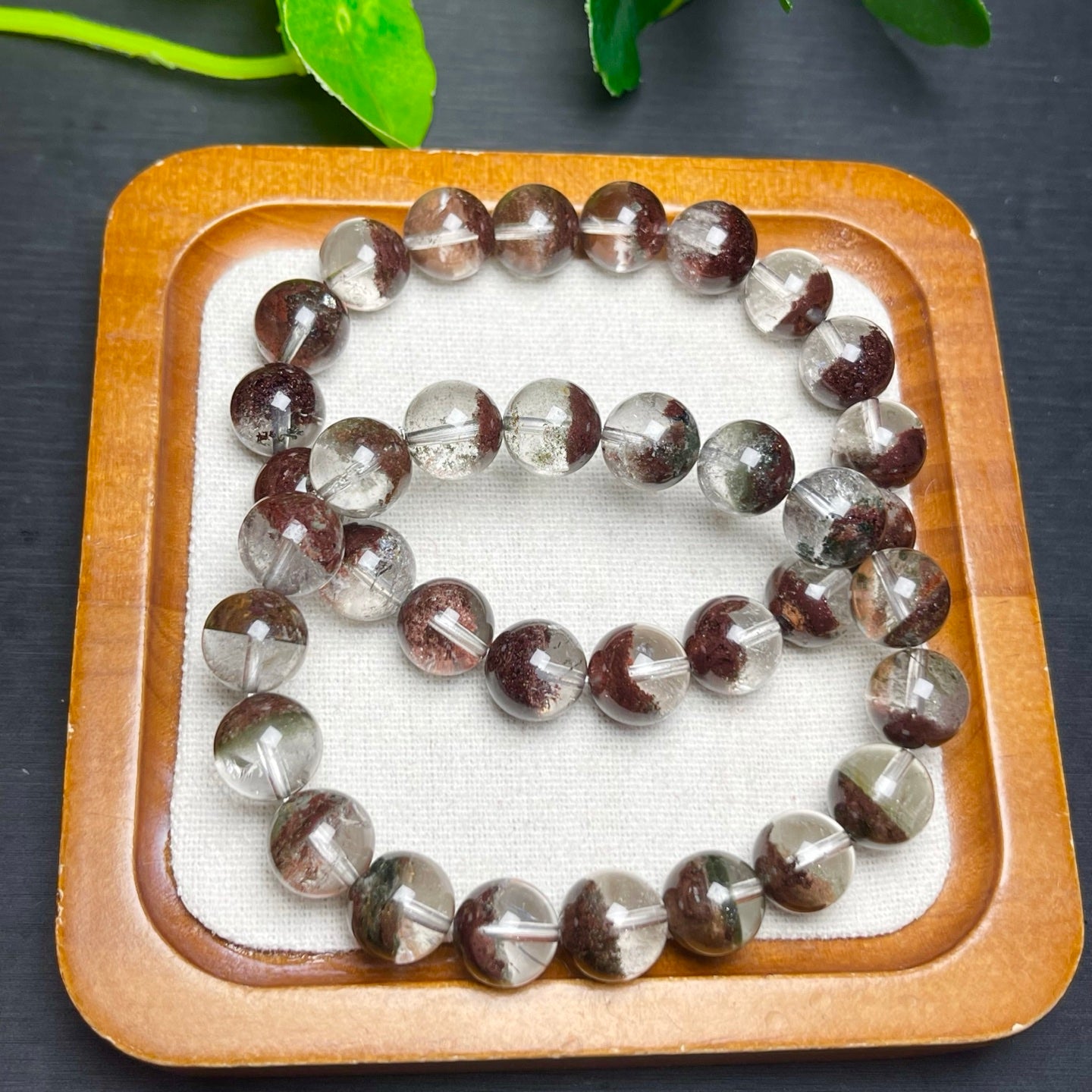Red Ghost Single Circle Crystal Bracelet