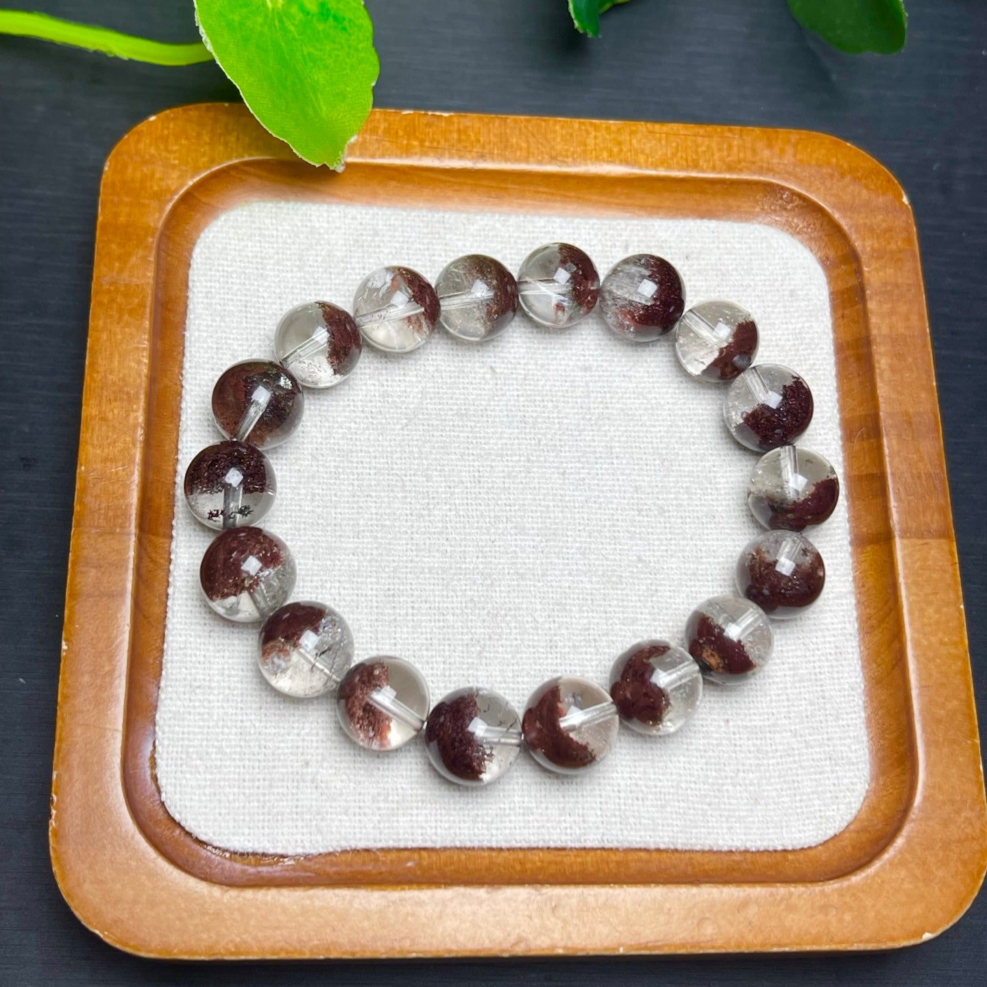 Red Ghost Single Circle Crystal Bracelet