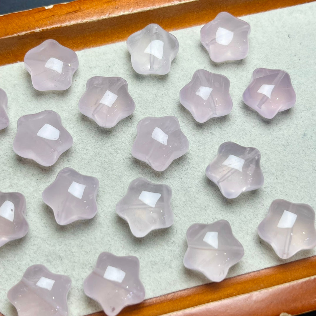 Pink crystal fat star
