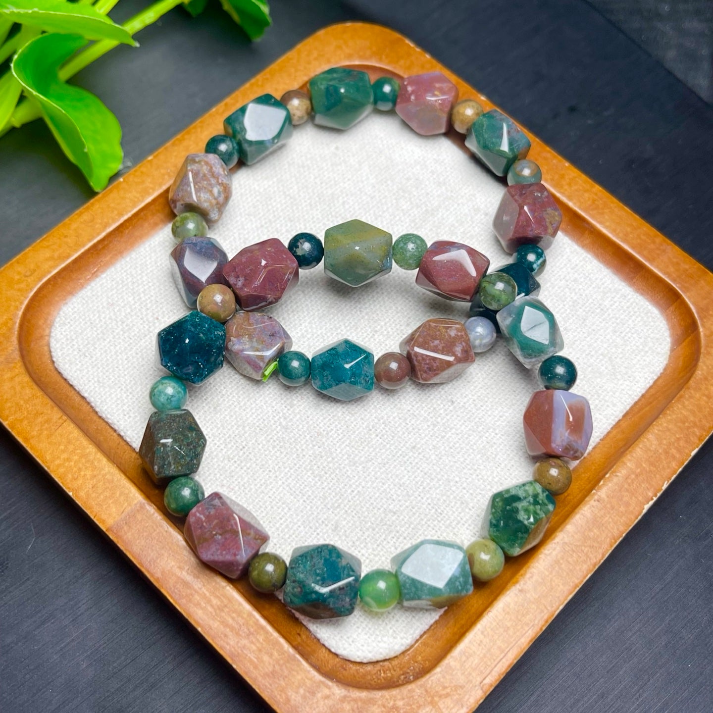 Ocean Jasper Single Loop Bracelet