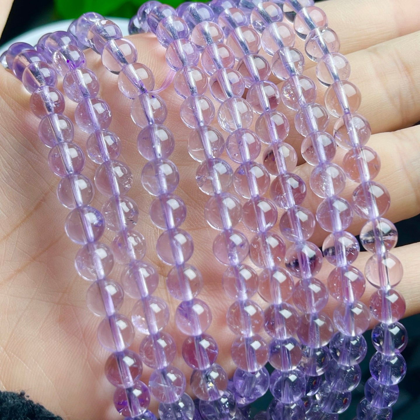 Lavender Crystal Bracelet