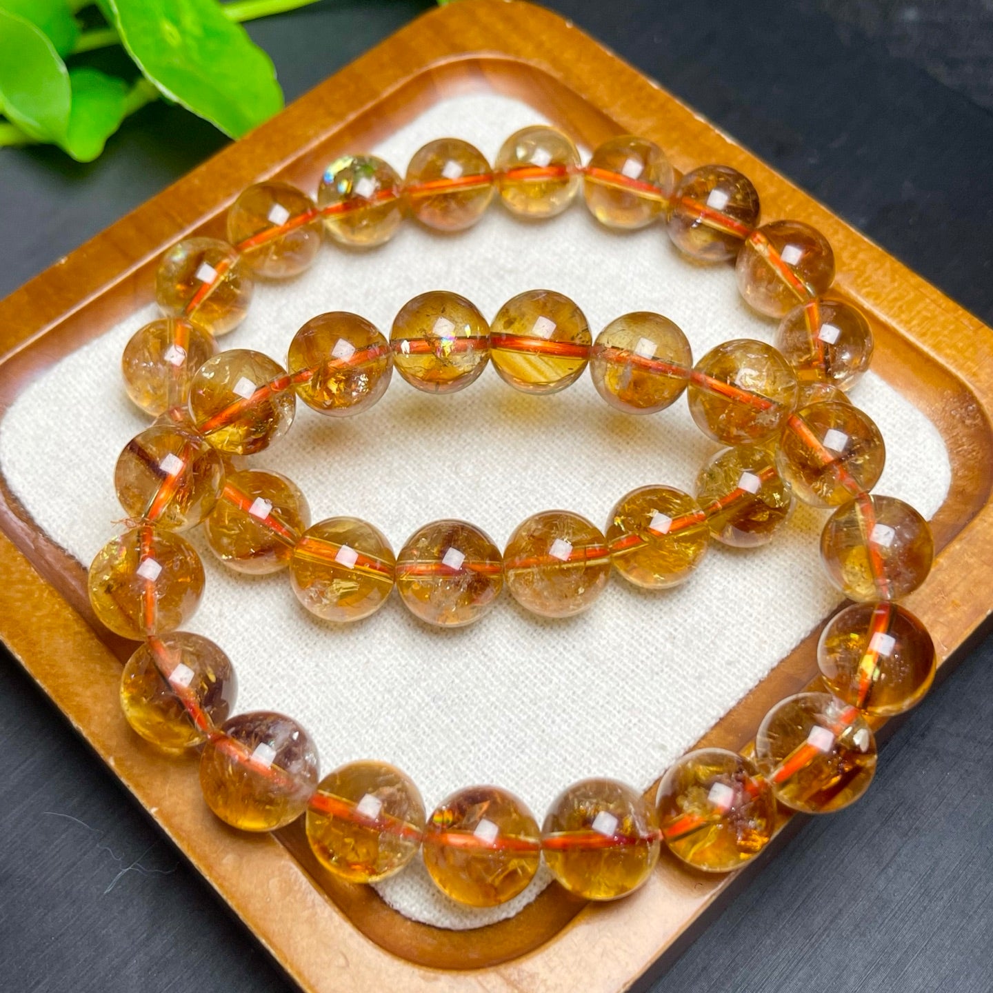 Yellow Tower Crystal Single Loop Bracelet