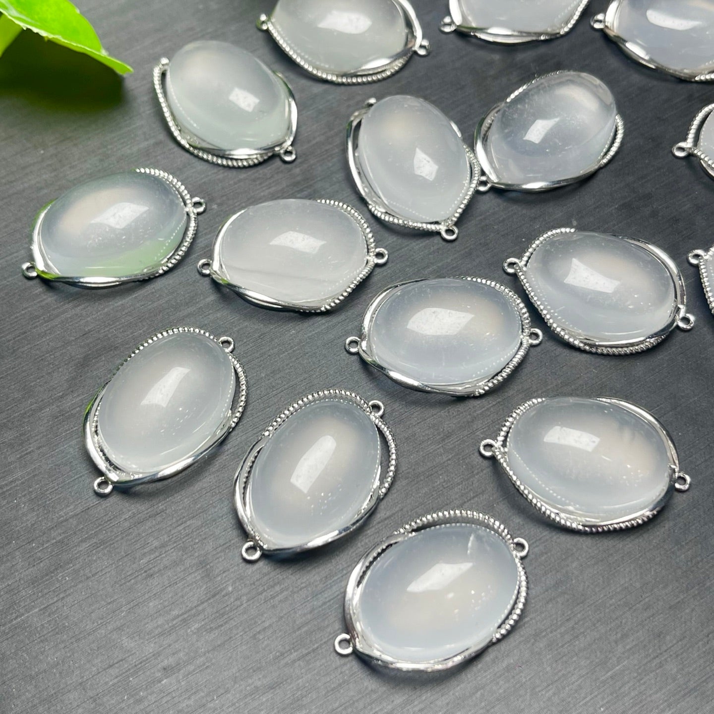 Milky white crystal accessories