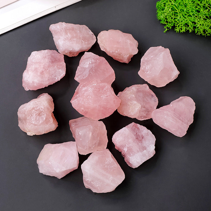 Natural powder crystal raw stone bulk crystal stone ornament