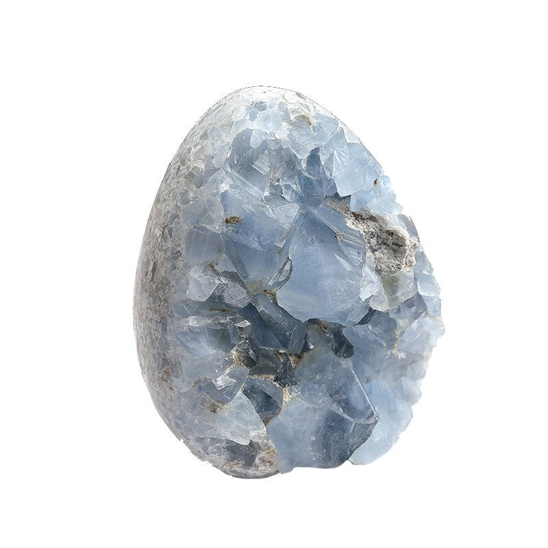 Natural Crystal Blue Crystal Cave Ornament Crystal Cave Play Mineral Raw Stone