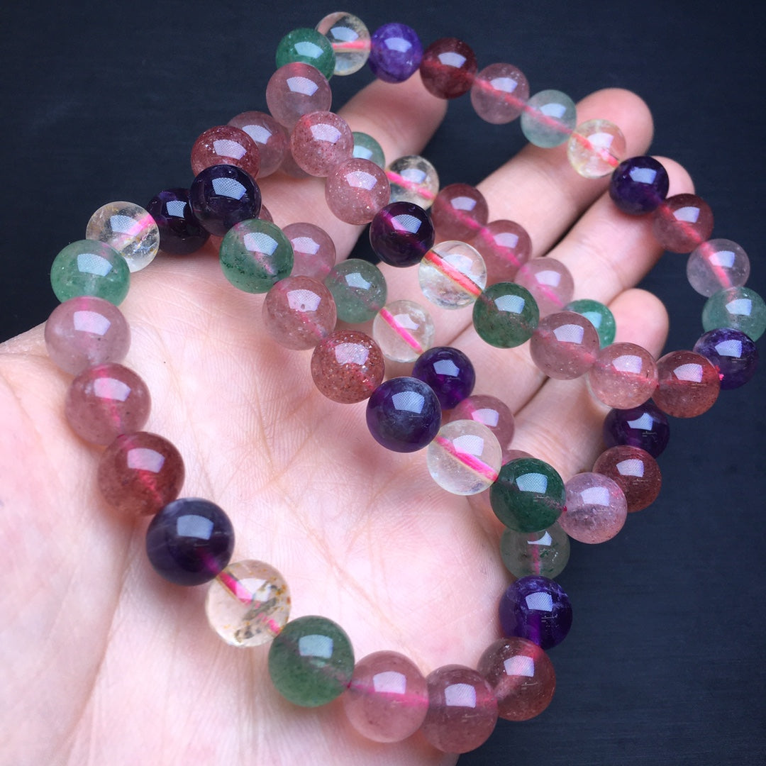 Strawberry Super Seven Bracelet