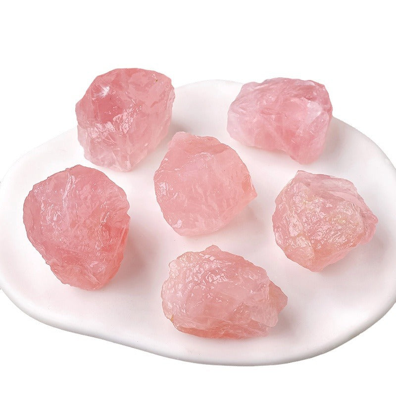 Natural powder crystal raw stone bulk crystal stone ornament